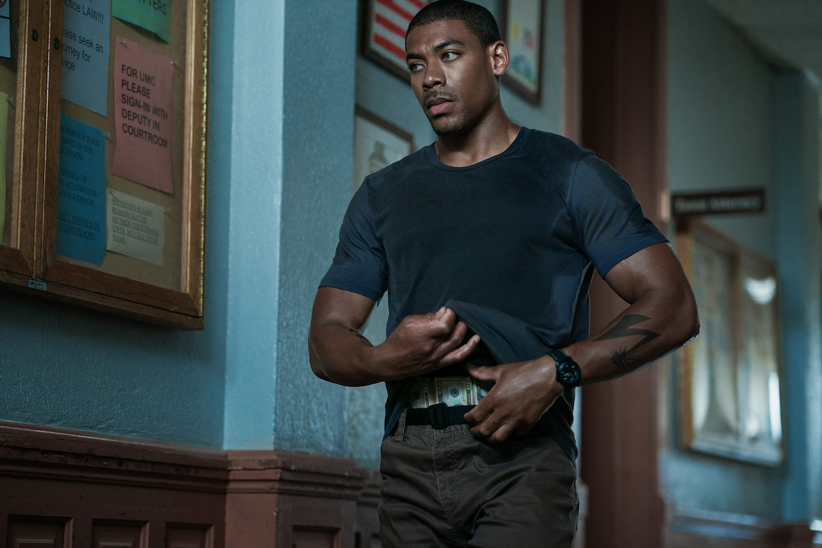 Rebel Ridge - Netflix - Aaron Pierre Credit Allyson Riggs